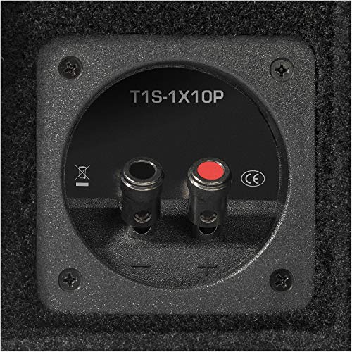 Rockford Fosgate T1S-1X10P Power Single 10” T1 Slim Vented Loaded Enclosure Rockford Fosgate T1S-1X10P Power Single 10” T1 Slim Vented Loaded Enclosure